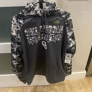 OU hoodie. Camo . New with tags. Large